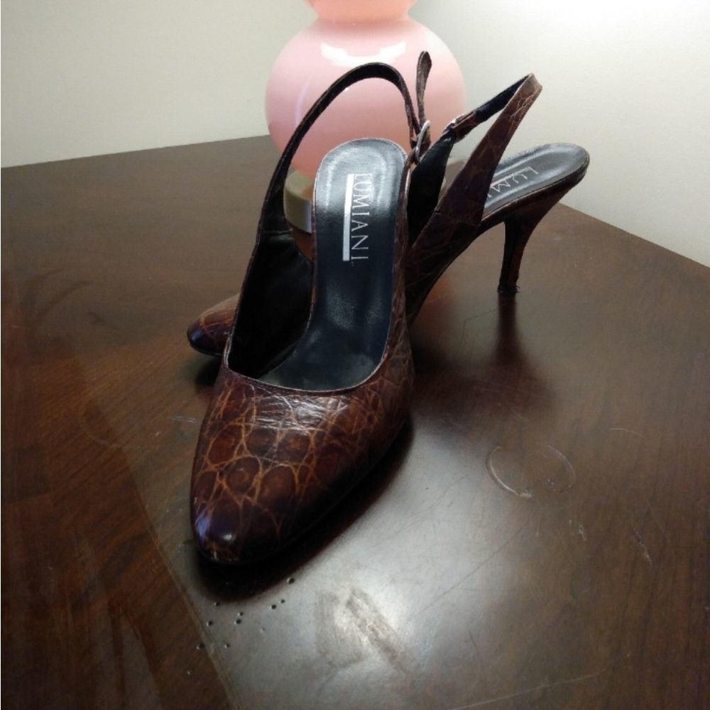 Women's Lumiani Heels Size 38 Made In Italy Excellent Condition